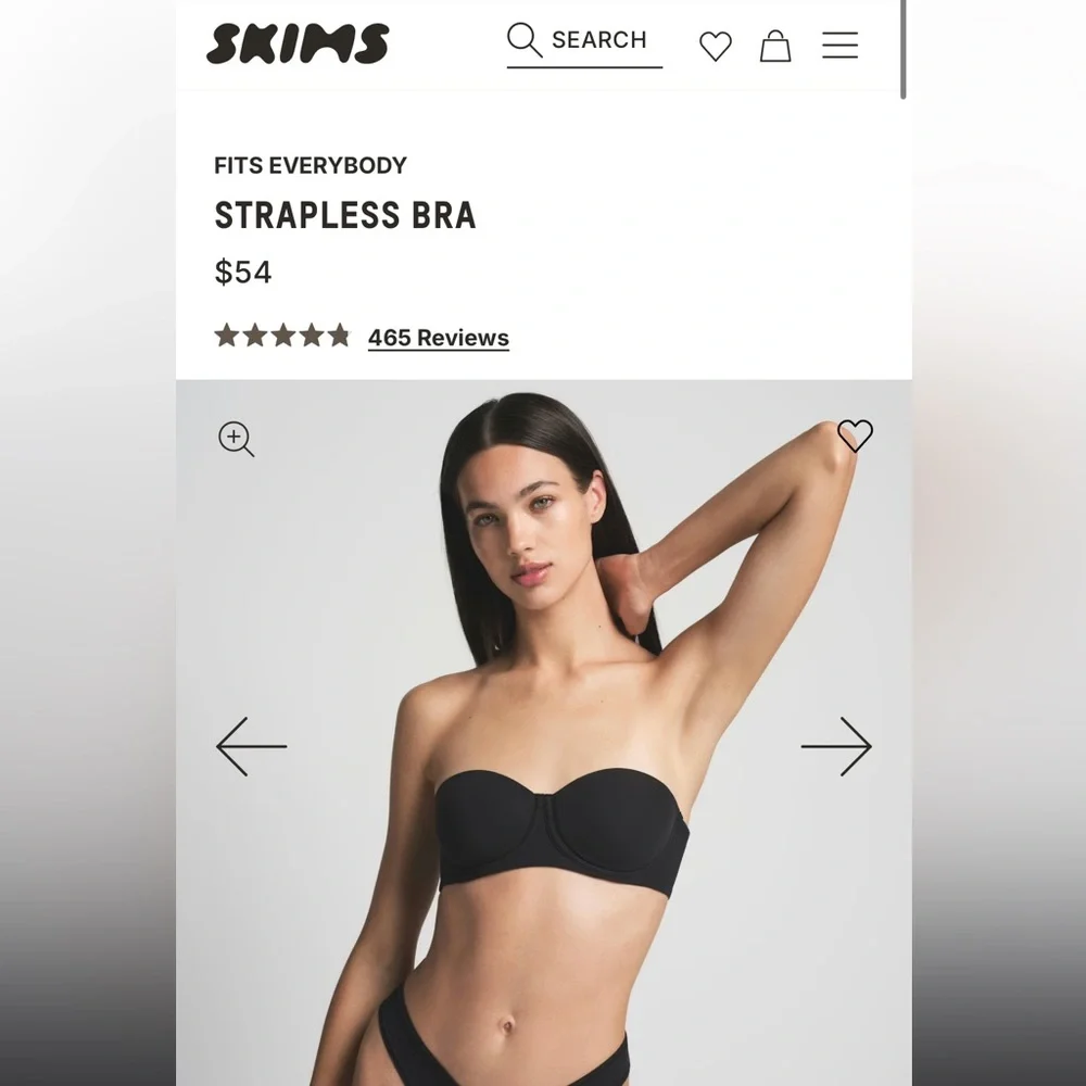 SKIMS Fits Everybody Strapless Bra - Picture 10 of 13